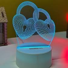 20250906062521867261757139921_Nilima Shops GearUP Acrylic Multicolor Night Lamp 3D Love Lock2.jpg